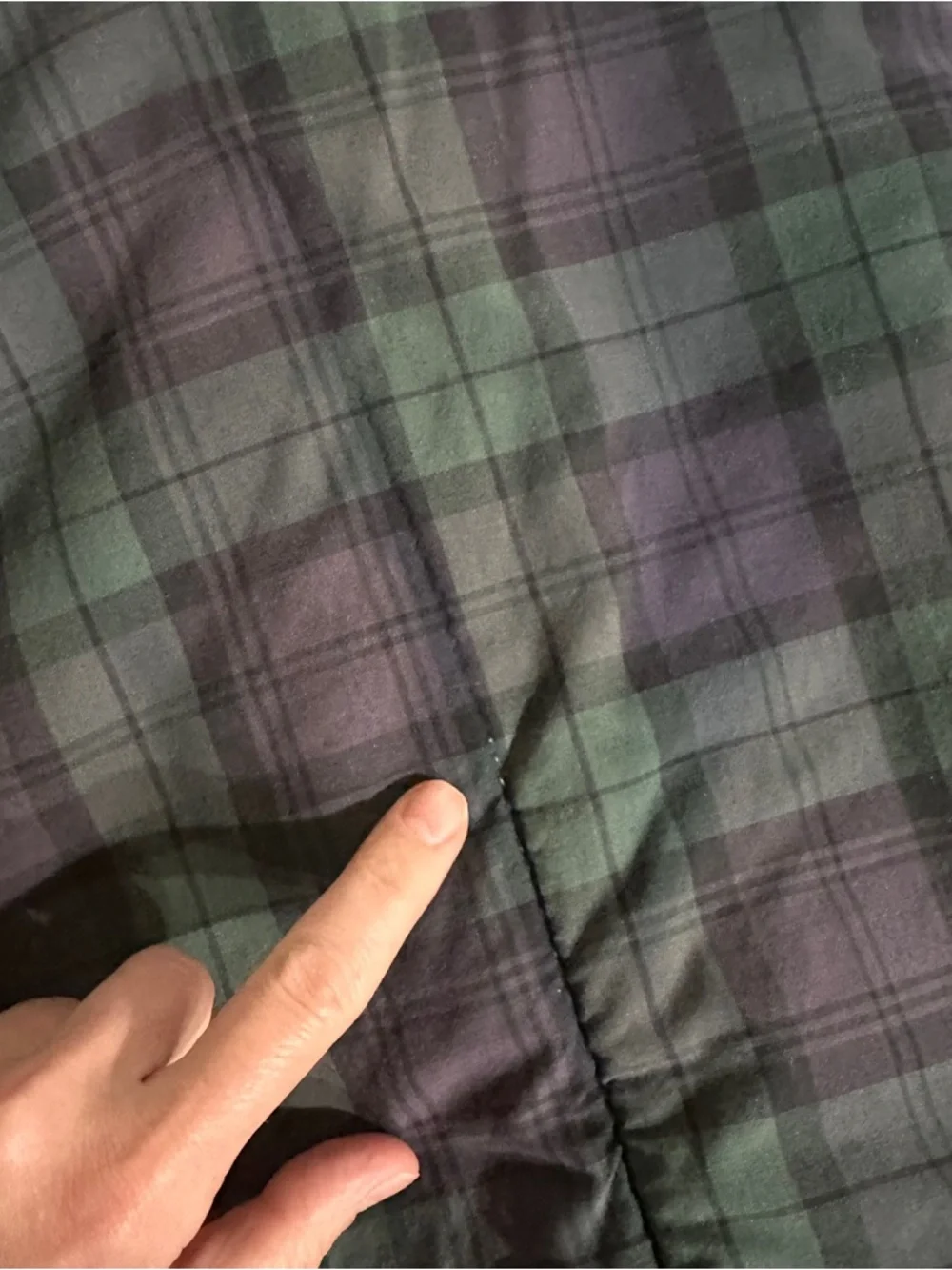 VTG Ralph Lauren Twin Green Blue Tartan Plaid Comforter Y2K Cotton READ